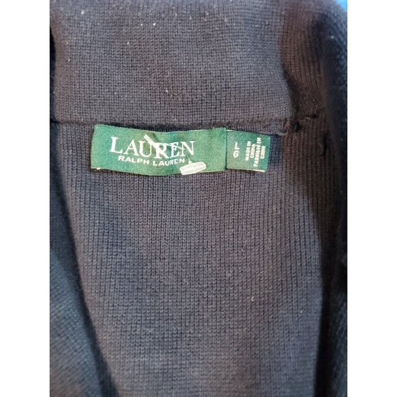 Polo Ralph Lauren Blue RRL Blazer Jacket Knitted Women's Size Large - Picture 4 of 16